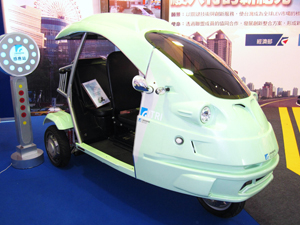 A new-type e-scooter prototype developed by the Industrial Research Institute is designed to create a new e-scooter business model in Taiwan. 