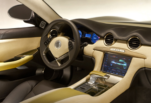 Greater popularization of EVs hinge on improved lithium-ion power cells. (photo from Fisker Automotive).