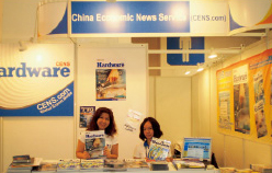The CENS booth at THS and HLF 2009.