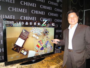 Shipments of LED-backlit LCD TVs are predicted to rise clearly in 2010.
