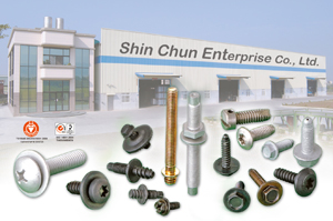 Various kinds of screws developed by Shin Chun.