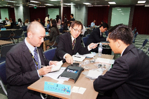 The one-on-one trade meeting is effective for its direct approach, also cutting out the middle man. 