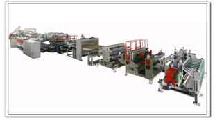 The optical sheet extrusion line from Leader. The optical sheet extrusion line from Leader.
