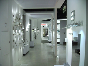 LED lights displayed in Neo-Neon’s showroom.