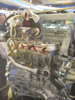 The homegrown 2.2L turbo-charged gasoline engine developed by CECTEK.