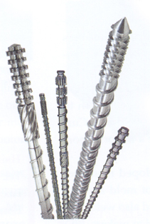 Extruder screw produced by Jhan Hui.