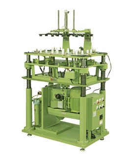 Upward multi-spindle automatic tapping machine.