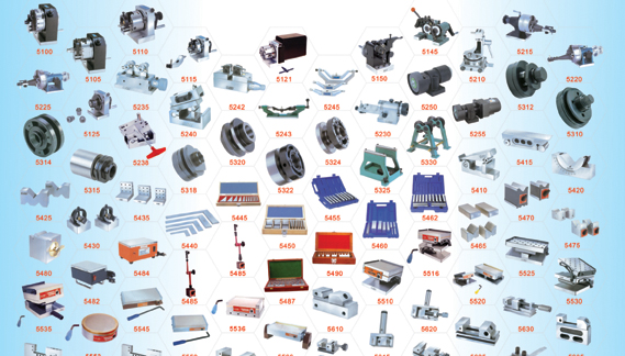 Precision components for grinding machines developed by Gin Chan.
