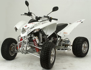 The company`s latest 2010-version CGV503 Sports Road Type ATV has  smooth ride and great response.