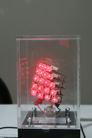 Prototype of EOL’s cubic packaging. Prototype of EOL’s cubic packaging.