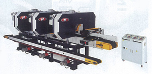 Blue Steel`s resaws for cutting parquets. Blue Steel`s resaws for cutting parquets.