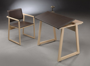 Ho Shuan`s ergonomic work table coupled with a chair is easy-to-assemble by DIYers.