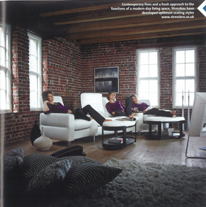 Contemporary lines and a fresh approach to the functions of a modern-day living space, Stressless have developed optimum seating styles
www.stressless.co.uk