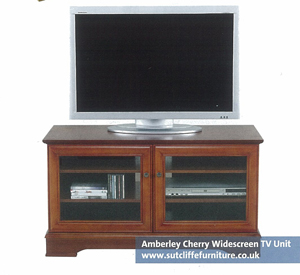 Amberley Cherry Widescreen TV Unit
www.sutcliffefurniture.co.uk