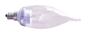 Omni-directional light output; 6.7w equal to 60w incandescent; dimmable with dimmer from LUTRON, LEVITION, GE, HPM, CLIPSAL.
