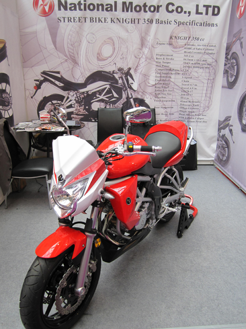 National Motor`s Knight 350 street bike.