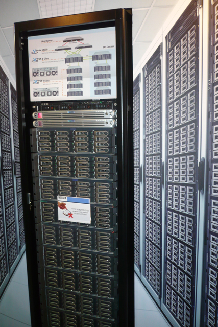 Advances in data storage technology have helped cloud computing take wing. Pictured is a terabyte-grade storage unit.