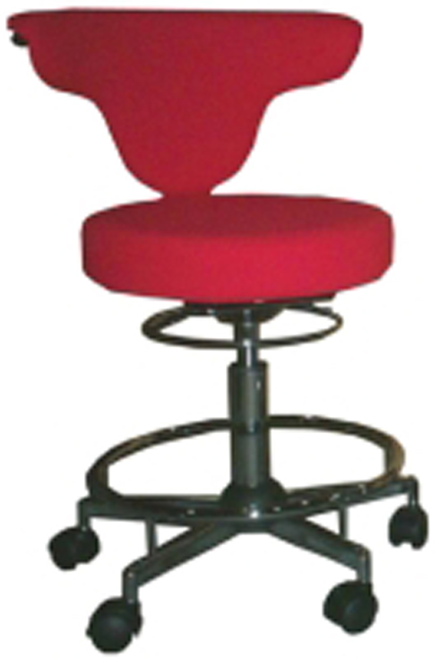 The fabric doctor’s chair from Wrought is claimed to be very ergonomic, with a low back that allows doctors to freely stretch backward after sitting for long hours.