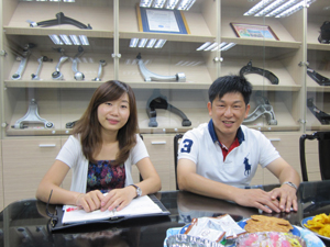 Shih Hsiang`s president Kevin Chou.(left) and manager Joanne Chien.
