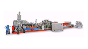 Sheet extrusion line developed by Leader.