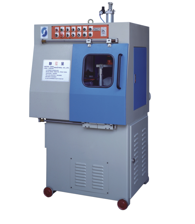 Auto sole edge grinding and forming machine developed by United Chen.