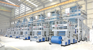 Extrusion line developed by Diing Kuen.