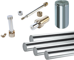 Hard-chrome plated steel bars, pillars developed by Fu-Long.