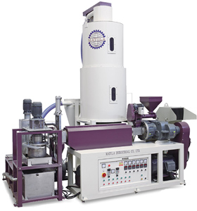 MATILA’s Recycling and Pelletizing Line. MATILA’s Recycling and Pelletizing Line.