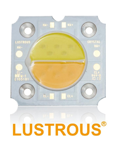 Lustrous` COB-based Crystal package boasts thermal resistance of just 0.5 C per watt.