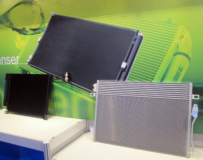 Man Zai Industrial showcases its line of AM automotive condensers and radiators. Man Zai Industrial showcases its line of AM automotive condensers and radiators.