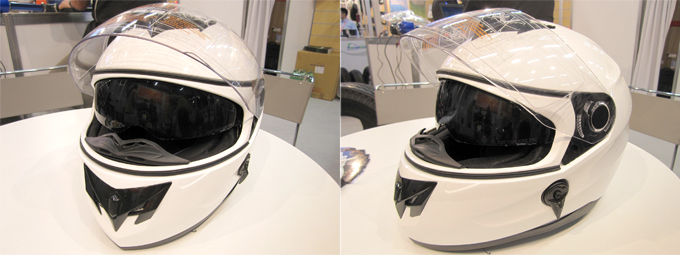 Aroma Sports’ double-lens helmet.
