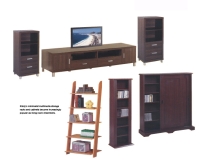 Kiddy's minimalist multimedia storage racks and cabinets become increasingly  popular as living room ensembles.