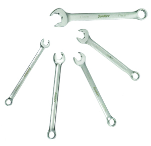 Ra Che’s All Drive & Rapid Combination Wrench works as a ratchet wrench with an indentation on the open end.