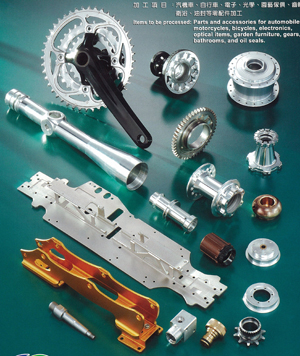 Lien Chin offers milled and lathed metallic parts to various industries. Lien Chin offers milled and lathed metallic parts to various industries.