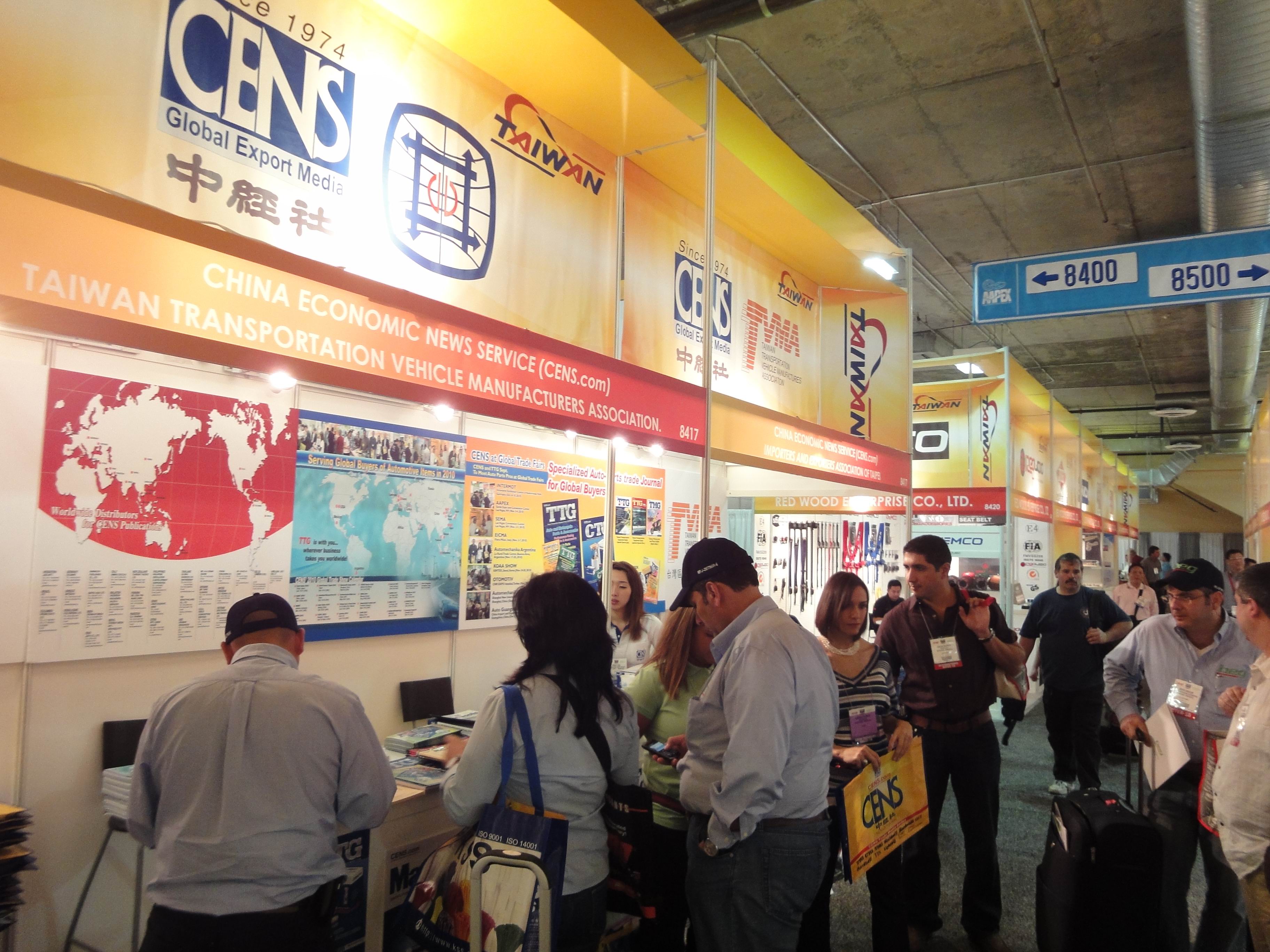 CENS booth draws many visitors at AAPEX/Las Vegas.