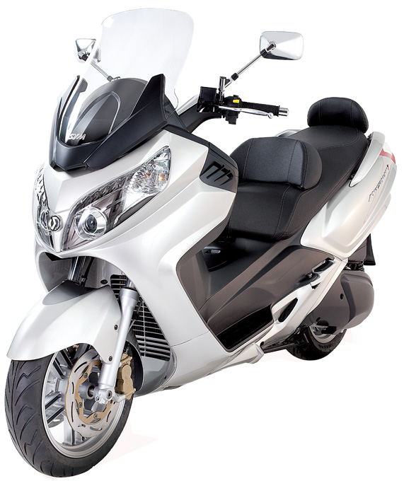 The Maxsym 400i maxi-scooter from SYM