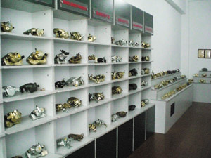 The large showroom at Jianghong`s plant in the Kanmen Science and Technology Industrial Zone.