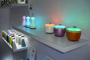 The Red Dot-awarded mood desk light is a major player in Home Resource`s brand operation.