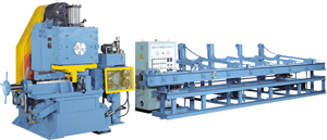 Cold, hot roll-type punching & cutting machine developed by Kuei Chuan.