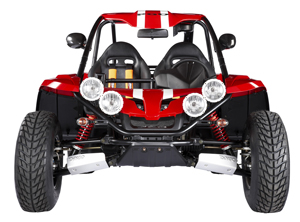 The buggy comes in on-road and off-road models.