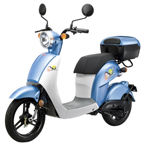 KYMCO`s Sunboy e-scooter model.