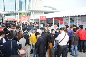 Buyers swarmed to the two LED shows.