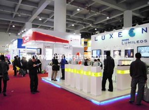 Philips Lumileds was among the heavyweight exhibitors.