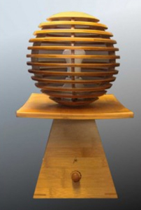 This bamboo globe lightshade is called 