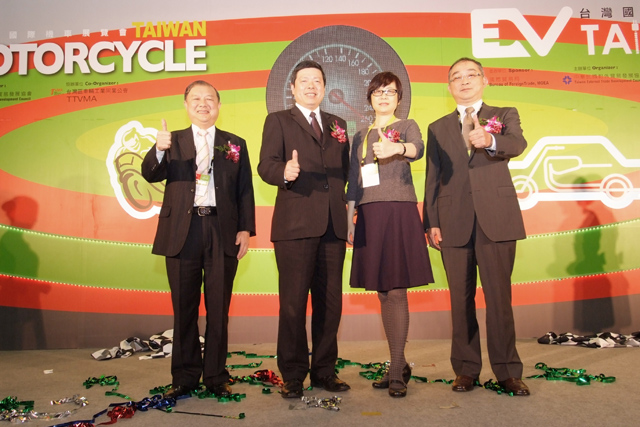 The grand opening ceremony of 2011 Motorcycle Taiwan and 2011 EV Taiwan.