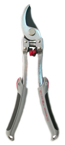 The 2-in-1 Telescopic Mini Lopper is also a pruning shear with the handles retracted.