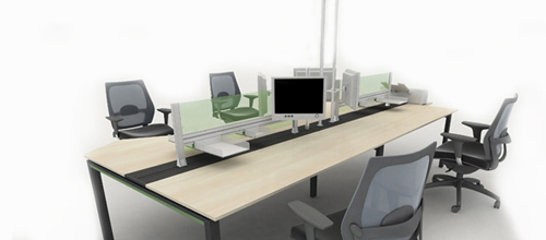 The UB Group’s OA furniture helps generate a modern and stylish working environment.