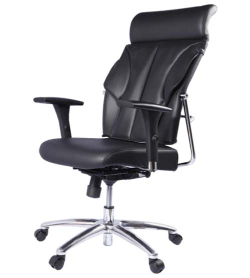 Gue-li’s wireless control panel allows its massage office chair free movement. 