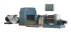 A five-foot expanded metal mesh machine.