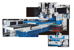 Double-column precision surface grinder developed by Chung Wei.